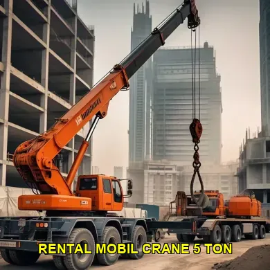 rental mobil crane 5 ton